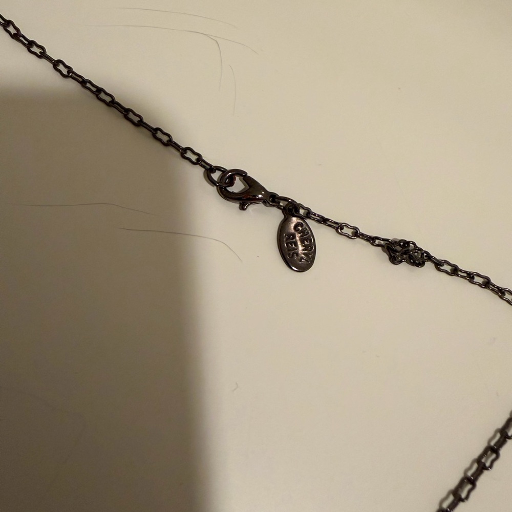 Vintage Cheryl Reis Elegant Black and Silver Necklace - Picture 3 of 4
